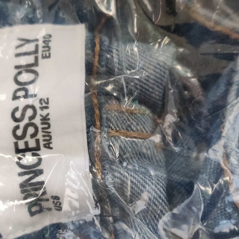 Classic Blue Wide-Leg Women Jeans - Picture 3 of 16